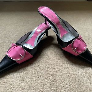 Italian Angel shoes in pink and black. Size 39-very little wear as shown.